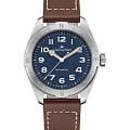 Hamilton Hamilton Khaki Field Expedition Auto H70315540  H70315540 механические мужские часы белый циферблат, браслет кожаный — вид спереди