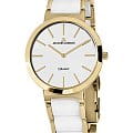 Jacques Lemans Jacques Lemans High Tech Ceramic 1-1999D  1-1999D кварцевые женские часы белый циферблат, браслет сталь + ip + керамика — вид спереди