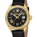 Roberto Cavalli Roberto Cavalli Uomo Classico III RC5G113L0035  RC5G113L0035 кварцевые мужские часы  черный циферблат, браслет кожаный — вид спереди