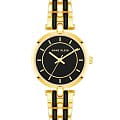 Anne Klein Anne Klein Metals 3918BKGB  3918BKGB кварцевые женские часы черный циферблат, браслет сталь c pvd покрытием — вид спереди
