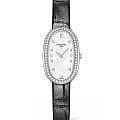 Longines Longines Symphonette L2.305.0.87.0  L23050870 кварцевые женские часы перламутровый циферблат, браслет кожаный — вид спереди