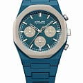 D1 Milano D1 Milano Polychrono PHBJ06  PHBJ06 кварцевые мужские часы синий циферблат, браслет пластик — вид спереди