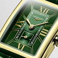 Longines Longines DolceVita L5.255.6.95.2 женские часы зеленый циферблат на запястье
