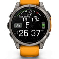 Garmin Garmin Fenix 8 47mm Amoled Sapphire Titanium Orange 010-02904-11  - задняя крышка пластик сталь металл корпуса, сша часы