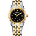Citizen Citizen Eco-Drive EW2299-50E  EW2299-50E кварцевые женские часы черный циферблат, браслет нержавеющая сталь с ip-покрытием — вид спереди