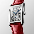 Longines Longines Conquest L5.255.4.71.5, dolcevita швейцария женские часы на браслете кожаный боковой вид