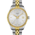 Tissot Tissot Ballade 34mm T156.210.22.031.00 Ballade T1562102203100 кварцевые мужские часы серебристый циферблат, браслет нержавеющая сталь с pvd-покрытием — вид спереди