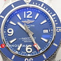 Breitling Breitling Superocean Automatic 42 A17366D81C1A1 механические мужские часы часы крупный план синий циферблата