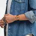 Swatch Swatch Square Bioceramic Standard SO34Z101 кварцевые женские часы часы крупный план цветной циферблата