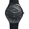 Rado Rado True Thinline R27969159  R27969159 кварцевые женские часы черный циферблат, браслет высокотехнологичная керамика — вид спереди
