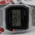 Casio Casio Vintage A-159WA-N1DF (A159WA-N1) японские наручные мужские часы заводная головка с логотипом Casio
