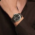 Longines Longines HydroConquest L3.781.4.05.6 мужские часы черный циферблат на запястье