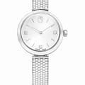 Swarovski Swarovski Illumina 5671205  5671205 кварцевые женские часы  белый циферблат, браслет нержавеющая сталь — вид спереди