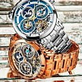 Stuhrling Stuhrling Luciano 371B.02  — задняя крышка сталь металл корпуса американские часы