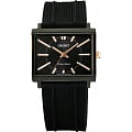 Orient Orient QBEQ001B (FQBEQ001B)  FQBEQ001B  женские часы черный циферблат, браслет резина — вид спереди