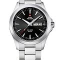 Swiss Military by Chrono Swiss Military by Chrono Day Date SMP36040.22  SMP36040.22 кварцевые мужские часы  синий циферблат, браслет нержавеющая сталь — вид спереди