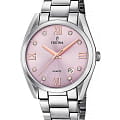 Festina Festina Boyfriend F16790/D  F16790/D кварцевые женские часы  розовый циферблат, браслет нержавеющая сталь — вид спереди