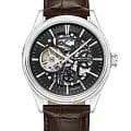 Kenneth Cole Kenneth Cole Mechanical KCWGE0048903  KCWGE0048903 механические мужские часы черный циферблат, браслет кожаный — вид спереди