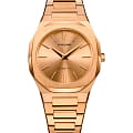 D1 Milano D1 Milano Ultra Thin UTBL31  UTBL31 кварцевые женские часы золотой циферблат, браслет нержавеющая сталь с pvd-покрытием — вид спереди