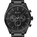 Hugo Boss Hugo Boss Commissioner HB1513714  HB1513714 кварцевые мужские часы черный циферблат, браслет нержавеющая сталь с ip-покрытием — вид спереди