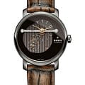 Rado Rado Diamaster Automatic R14061306 Automatic R14061306 механические мужские часы черный циферблат, браслет кожаный — вид спереди