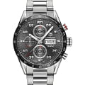 TAG Heuer TAG Heuer Carrera CV2A1U.BA0738  CV2A1U.BA0738 механические мужские часы серый циферблат, браслет нержавеющая сталь — вид спереди
