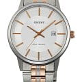 Orient Orient UNG8001W (FUNG8001W)  FUNG8001W кварцевые мужские часы белый циферблат, браслет  — вид спереди