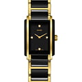 Rado Rado Integral R20845712  R20845712 кварцевые женские часы черный циферблат, браслет высокотехнологичная керамика + титан — вид спереди