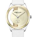 Kenneth Cole Kenneth Cole Classic KCWLA2223108  KCWLA2223108 кварцевые женские часы  золотой циферблат, браслет кожаный — вид спереди