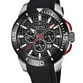 Festina Festina Chrono Bike F20642/4  F20642/4 кварцевые мужские часы  черный циферблат, браслет каучук — вид спереди