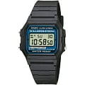 Casio Casio Collection F-105W-1A  F-105W-1A кварцевые мужские часы  серый циферблат, браслет пластик — вид спереди