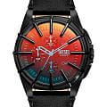 Diesel Diesel Mega Chief DZ4658  DZ4658 кварцевые мужские часы  цветной циферблат, браслет кожаный — вид спереди