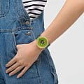 Swatch Swatch Big Bold Biosourced Lacquered SB05K400 мужские часы желтый циферблат на запястье