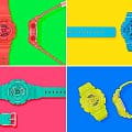 Casio Casio G-Shock GMA-S110VC-4A женские часы розовый циферблат на запястье