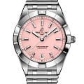 Breitling Breitling Chronomat 32 A77310101K1A1  A77310101K1A1 кварцевые женские часы розовый циферблат, браслет нержавеющая сталь — вид спереди