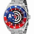 Invicta Invicta Marvel IN29680  IN29680 кварцевые мужские часы цветной циферблат, браслет нержавеющая сталь — вид спереди