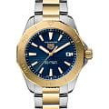 TAG Heuer TAG Heuer Aquaracer Professional 200 Solargraph WBP1120.BB0002  WBP1120.BB0002 кварцевые мужские часы синий циферблат, браслет нержавеющая сталь и 18 каратное розовое золото — вид спереди