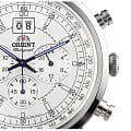 Orient Orient TV02004W (FTV02004W), classic automatic япония мужские часы на браслете кожа + текстиль боковой вид