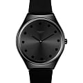 Swatch Swatch Skin Irony SYXB106  SYXB106 кварцевые женские часы черный циферблат, браслет кожаный — вид спереди