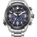 Citizen Citizen Promaster JV1006-51L  JV1006-51L кварцевые мужские часы синий циферблат, браслет нержавеющая сталь — вид спереди