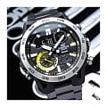 Casio Casio Edifice ECB-40DC-1ADF (ECB-40DC-1AEF) кварцевые мужские часы часы крупный план черный циферблата