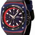Invicta Invicta Speedway IN46108  IN46108 кварцевые мужские часы  синий циферблат, браслет силикон — вид спереди