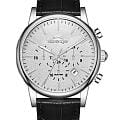 Slazenger Slazenger SL.09.2481.2.03  SL.09.2481.2.03 кварцевые мужские часы  серебристый циферблат, браслет кожаный — вид спереди