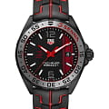 TAG Heuer TAG Heuer Formula 1 WAZ1014.FT8027  WAZ1014.FT8027 кварцевые мужские часы черный циферблат, браслет каучук — вид спереди