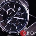 Casio Casio Edifice EFR-510L-1A, edifice япония мужские часы на браслете кожа + текстиль боковой вид