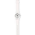 Swatch Swatch Gent Biosourced Standart SO28W107-S14 кварцевые женские часы часы, крупный план белый циферблат