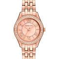 Michael Kors Michael Kors Harlowe MK4845  MK4845 кварцевые женские часы золотой циферблат, браслет нержавеющая сталь с pvd-покрытием — вид спереди