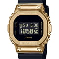 Casio Casio G-Shock GM-5600G-9DR (GM-5600G-9) GM GM-5600G-9 электронные мужские часы черный циферблат, браслет пластик — вид спереди