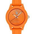 U.S. Polo Assn. U.S. Polo Assn. Yard USPA2007-09  USPA2007-09 кварцевые женские часы оранжевый циферблат, браслет силикон — вид спереди