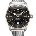 Breitling Breitling Superocean Heritage B20 Automatic 42 UB2010121B1A1  UB2010121B1A1 механические мужские часы черный циферблат, браслет нержавеющая сталь — вид спереди